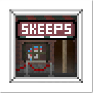 "Skeeps" - WHITE BORDER Posters and Art